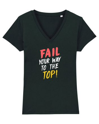 Fail your way to the top. Black