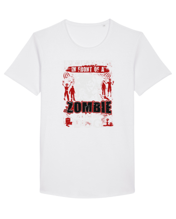 I'd push you in front of a zombie to save my dog. White