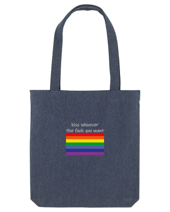 LGBT Kiss Grey Design Midnight Blue