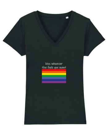 LGBT Kiss Grey Design Black