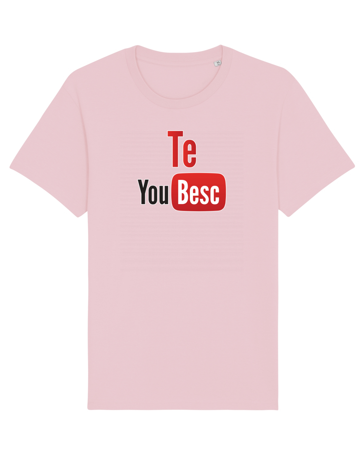 Tricou mânecă scurtă Unisex Rocker Cotton Pink
