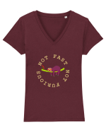 Fast and Furious Design Tricou mânecă scurtă guler V Damă Evoker