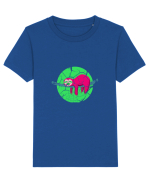 Vintage Lazy Sloth Design Tricou mânecă scurtă  Copii Mini Creator