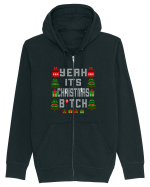 Yeah It's Christmas Bitch Hanorac cu fermoar Unisex Connector