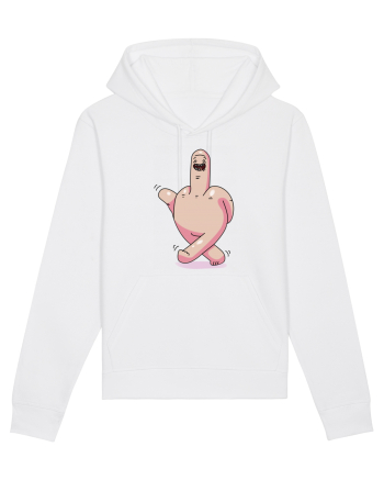 flip off man White