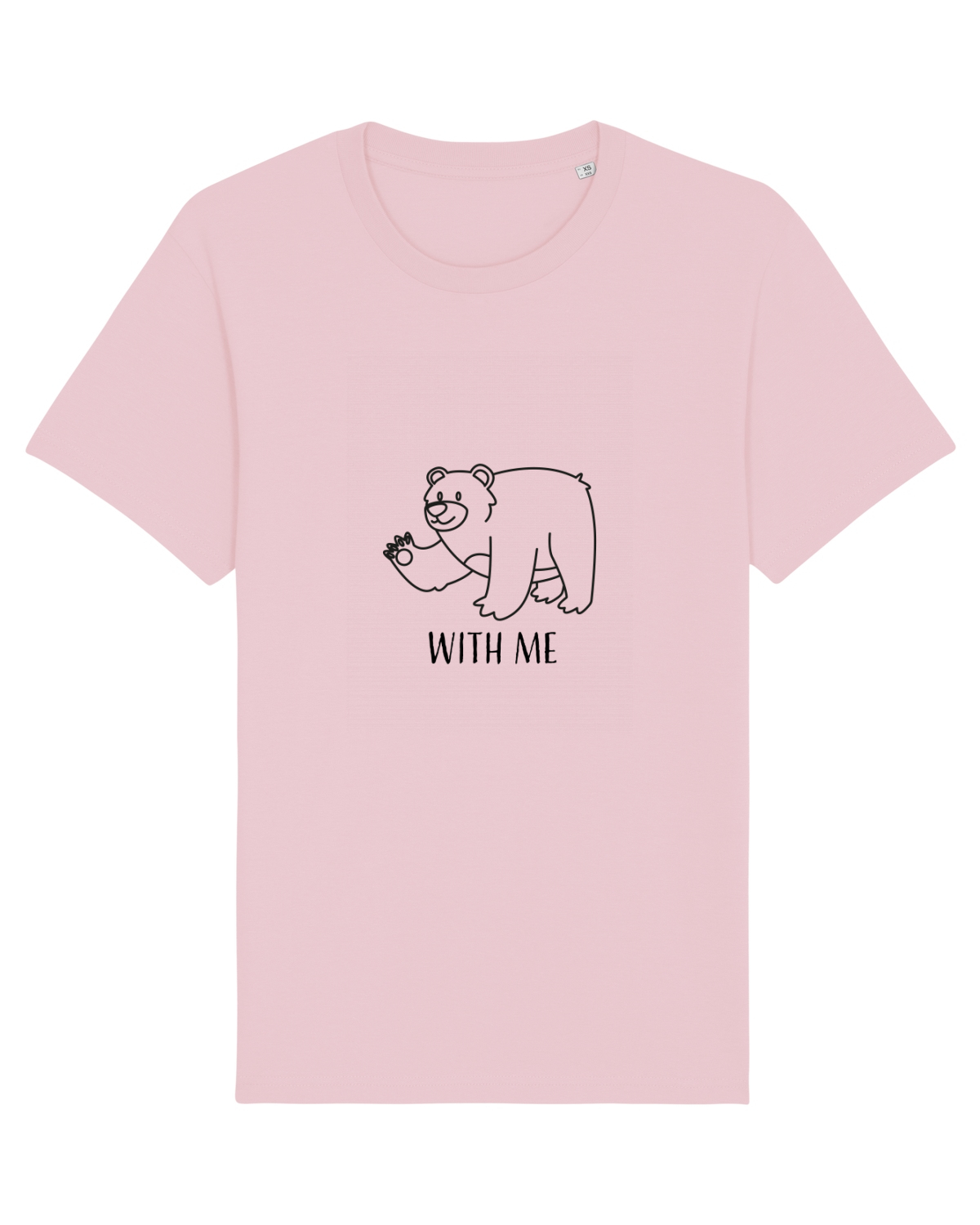 Tricou mânecă scurtă Unisex Rocker Cotton Pink