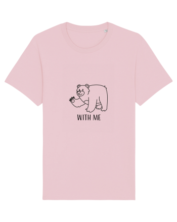 Bear With Me Design Cotton Pink