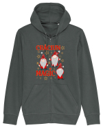 Craciun magic cu gnomi Hanorac cu fermoar Unisex Connector