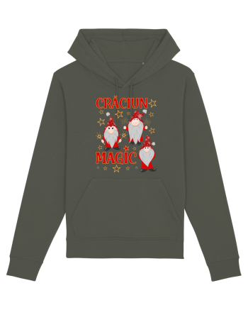 Craciun magic cu gnomi Khaki