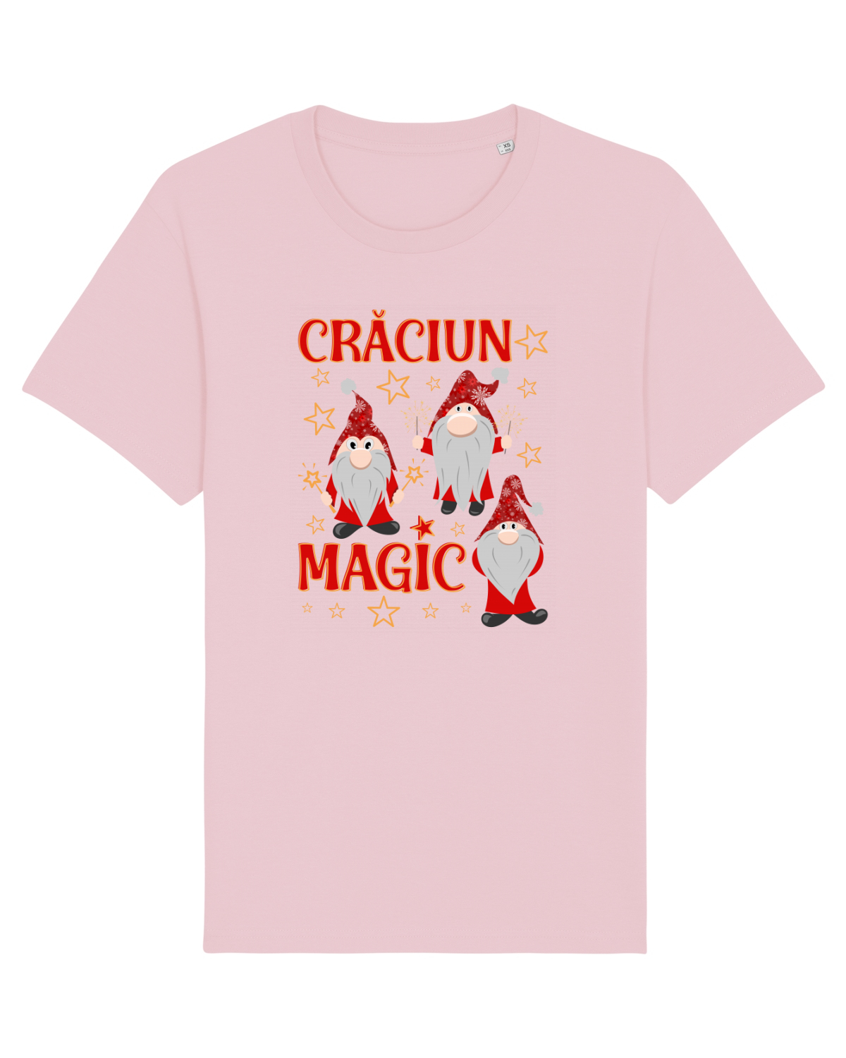 Tricou mânecă scurtă Unisex Rocker Cotton Pink