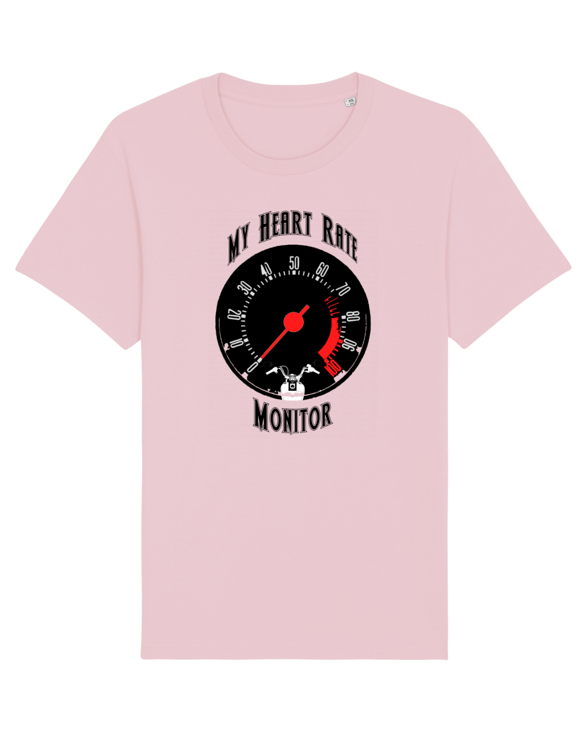 Tricou mânecă scurtă Unisex Rocker Cotton Pink