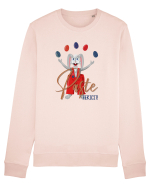 Iepure jongler + text Bluză mânecă lungă Unisex Rise