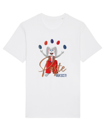 Iepure jongler + text White