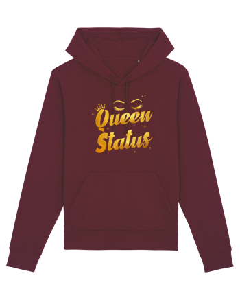 Queen status Burgundy