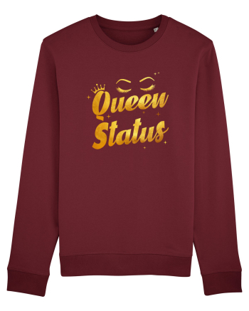 Queen status Burgundy
