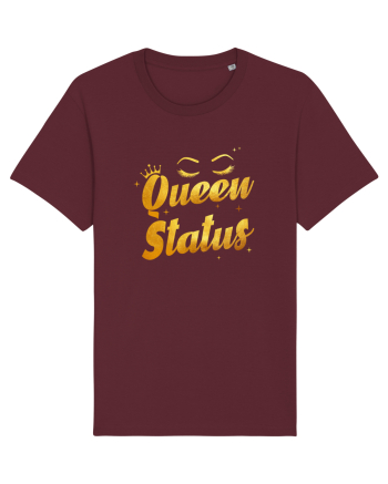 Queen status Burgundy
