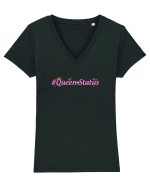 Queen Tricou mânecă scurtă guler V Damă Evoker