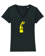 brancusi Tricou mânecă scurtă guler V Damă Evoker