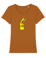 brancusi Tricou mânecă scurtă guler larg fitted Damă Expresser