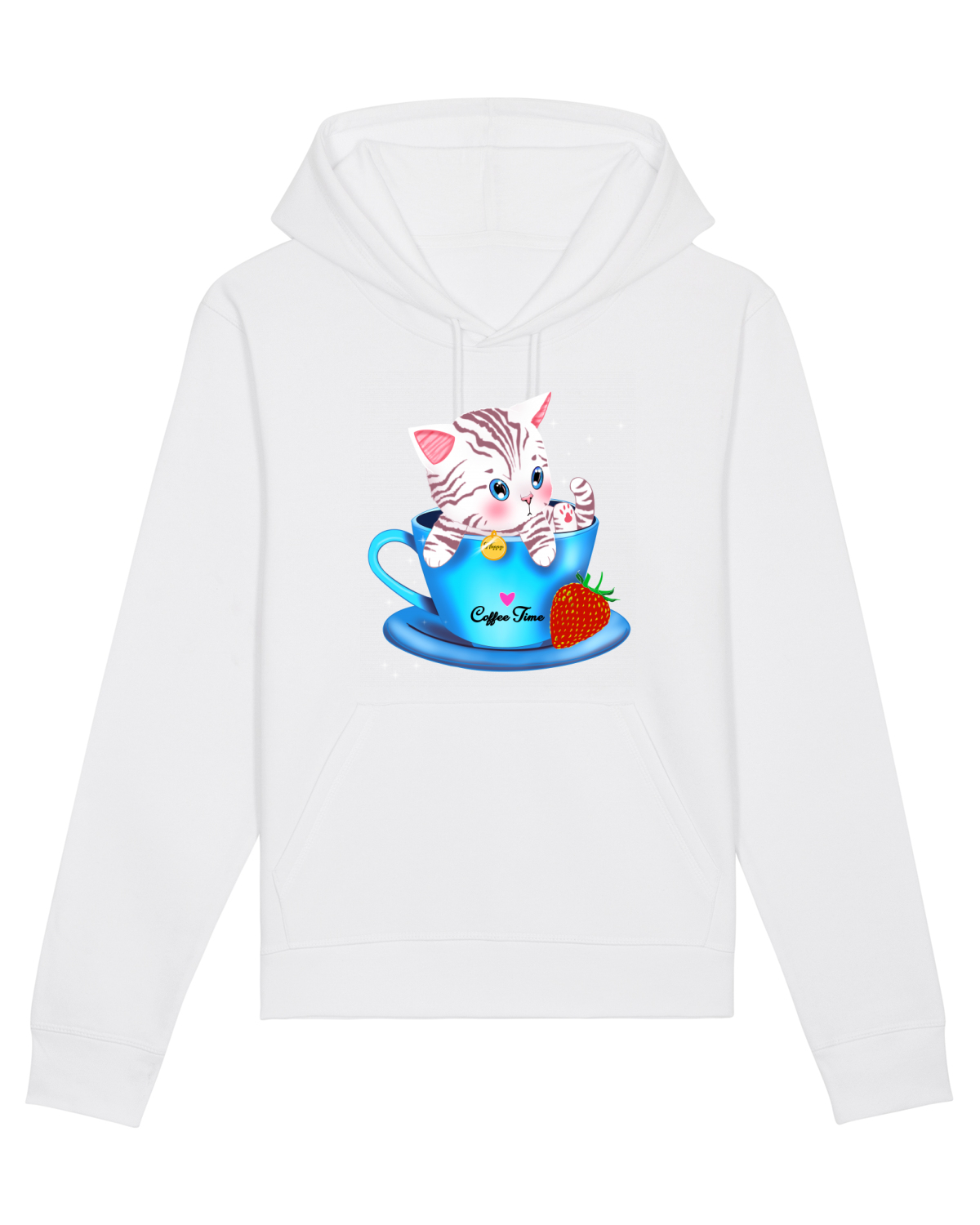 Hanorac Unisex Drummer White
