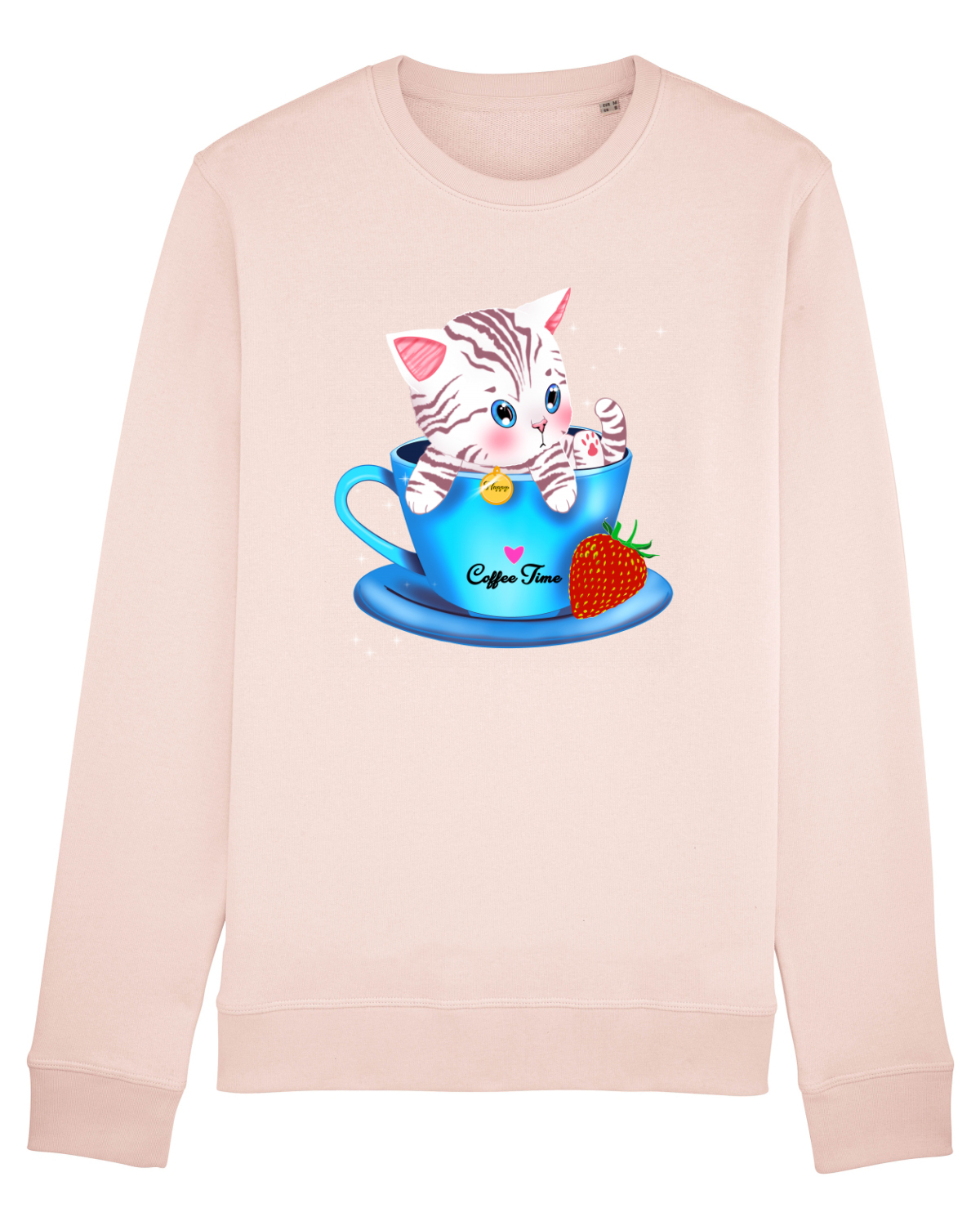 Bluză mânecă lungă Unisex Rise Candy Pink