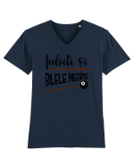 Iubiti si bilele negre Tricou mânecă scurtă guler V Bărbat Presenter