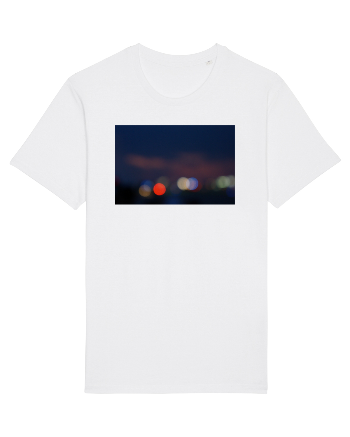 Tricou mânecă scurtă Unisex Rocker White