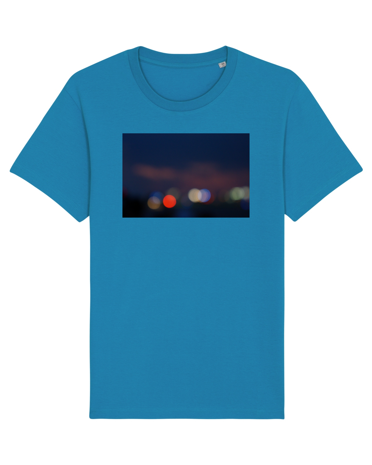Tricou mânecă scurtă Unisex Rocker Azur