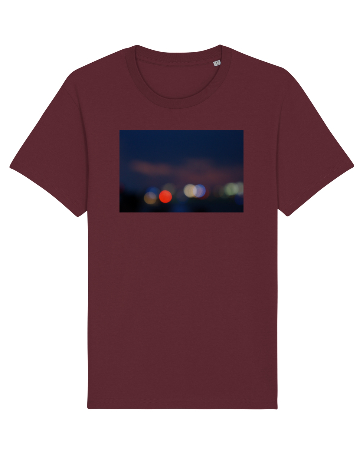 Tricou mânecă scurtă Unisex Rocker Burgundy