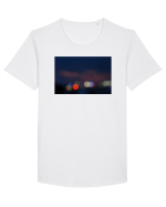 BIG City Lights Design Tricou mânecă scurtă guler larg Bărbat Skater