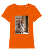 Gatekeeper Design Tricou mânecă scurtă guler larg fitted Damă Expresser