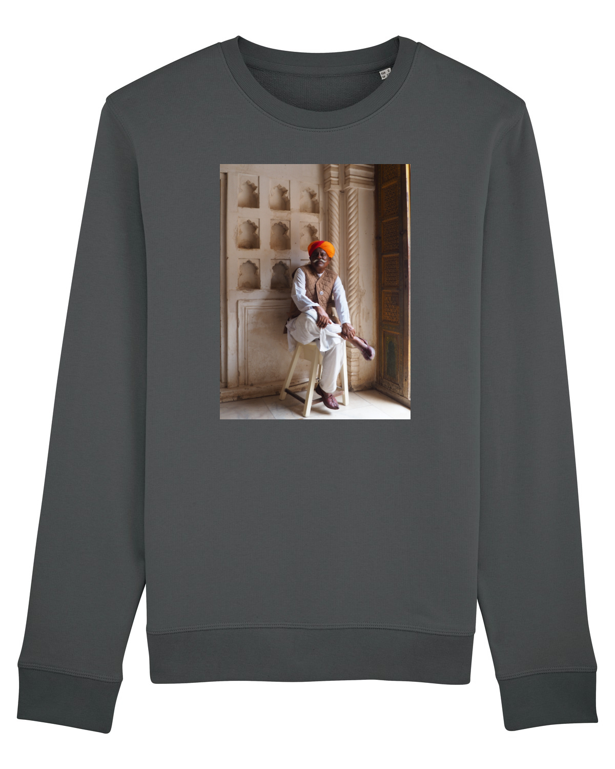 Bluză mânecă lungă Unisex Rise Anthracite