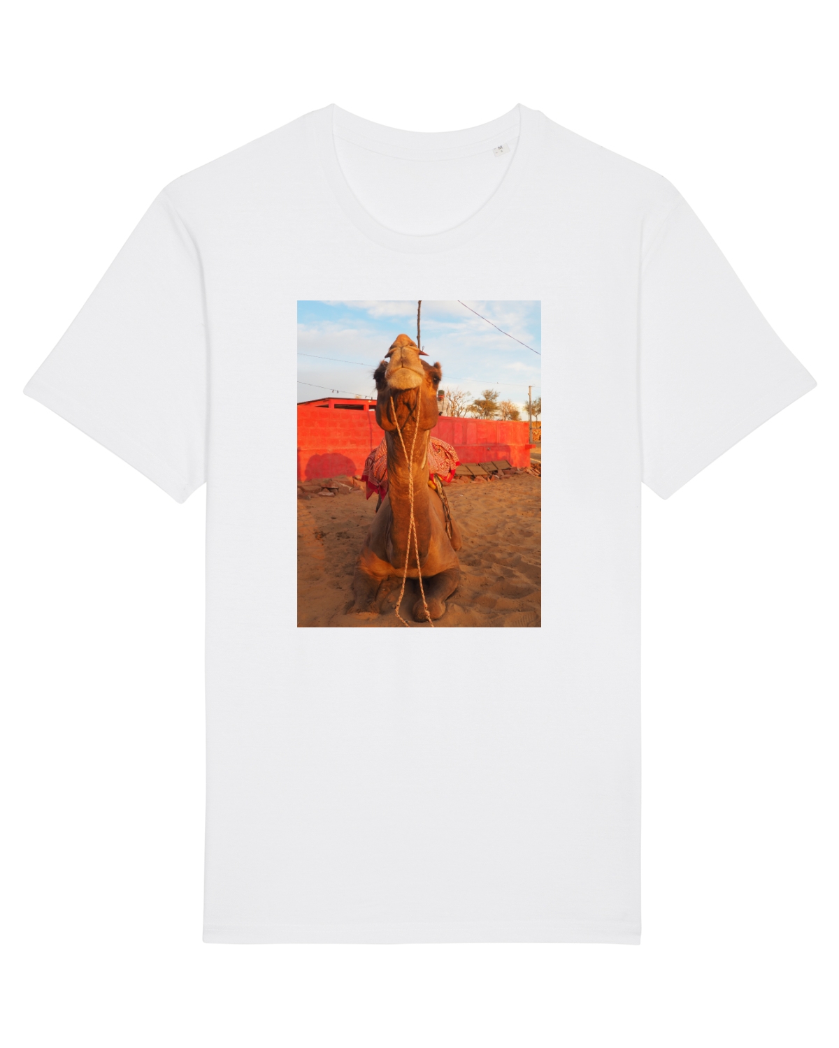 Tricou mânecă scurtă Unisex Rocker White