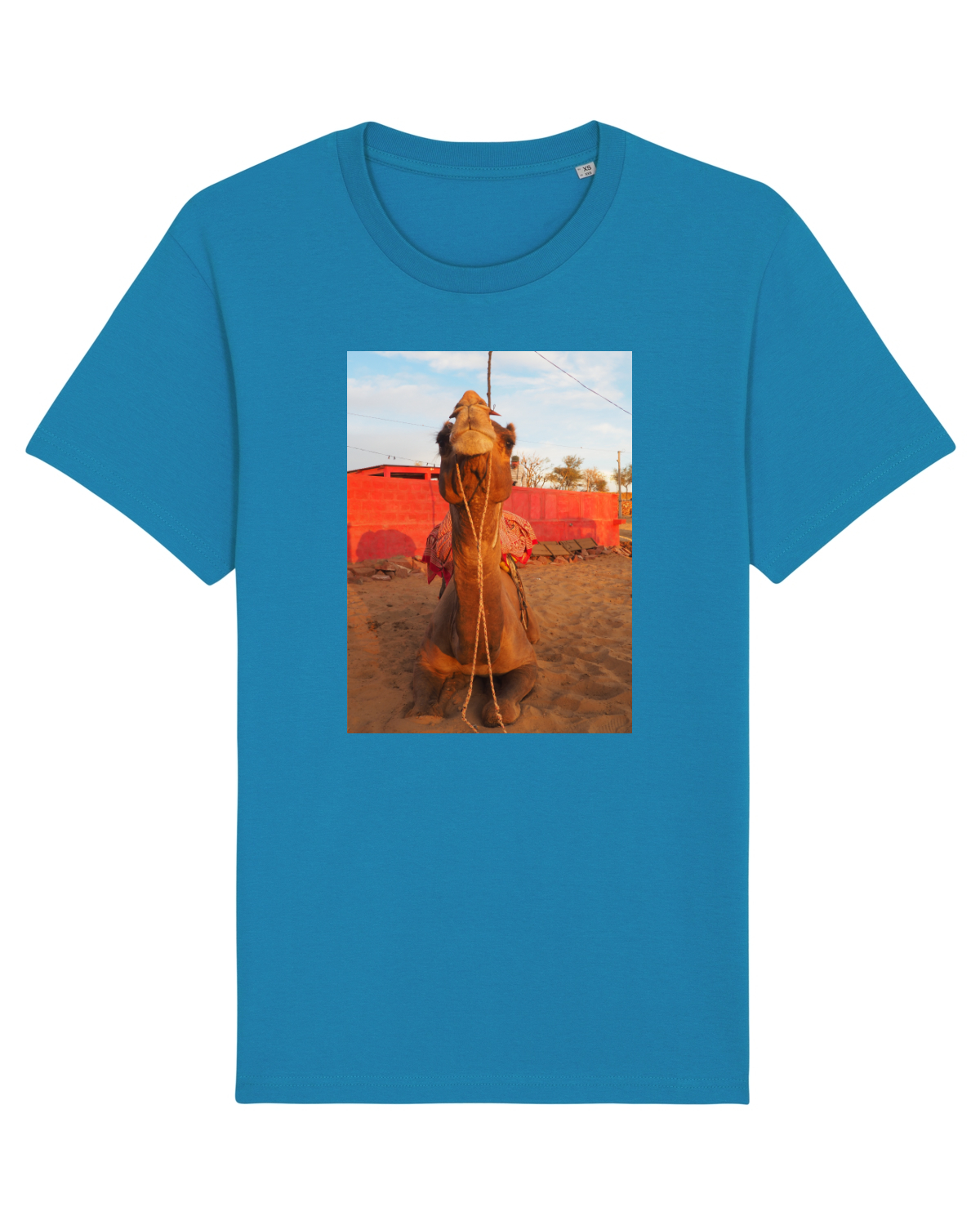 Tricou mânecă scurtă Unisex Rocker Azur