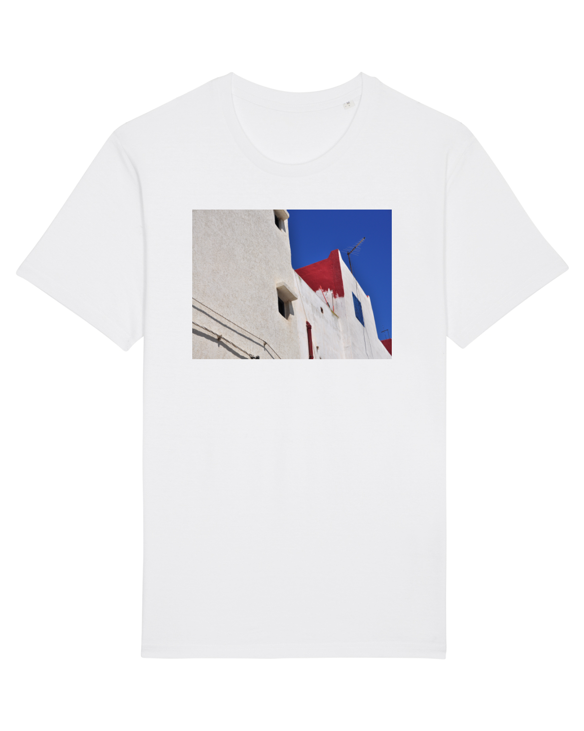 Tricou mânecă scurtă Unisex Rocker White