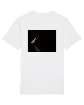 Moon Face Design White