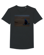 Tea in the Desert Design Tricou mânecă scurtă guler larg Bărbat Skater