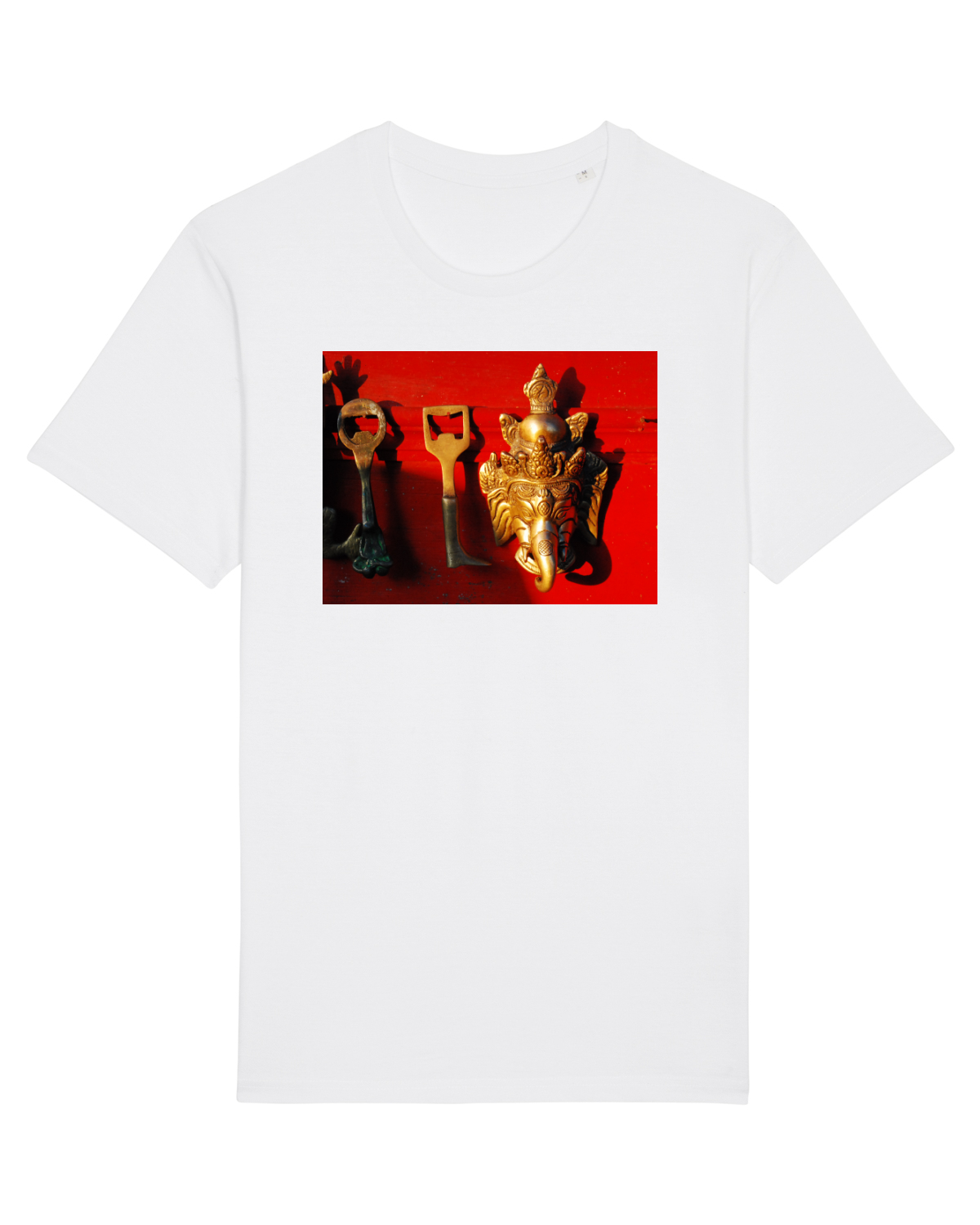 Tricou mânecă scurtă Unisex Rocker White