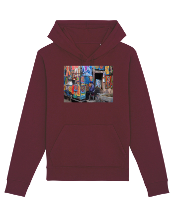 God of Time Design Burgundy