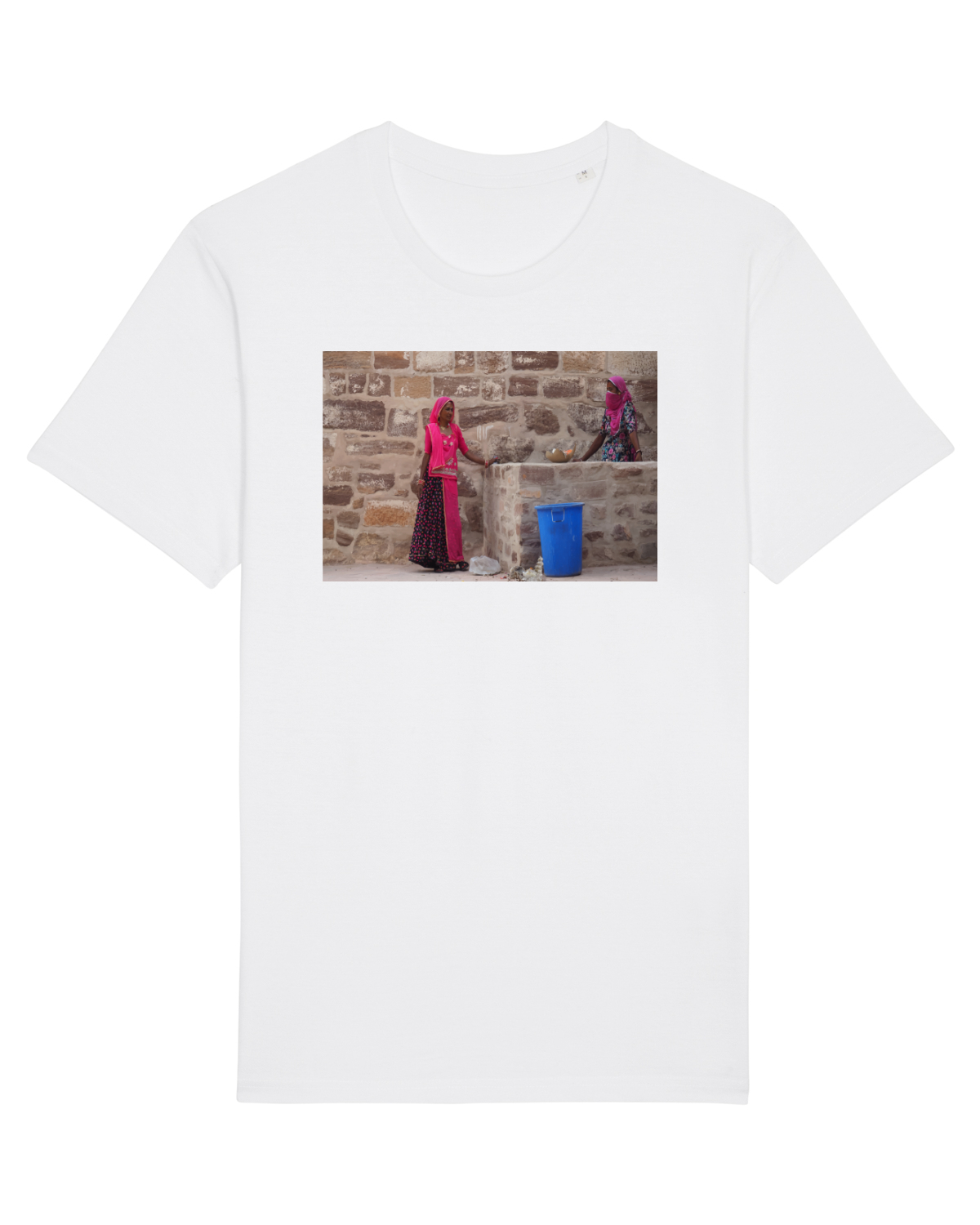 Tricou mânecă scurtă Unisex Rocker White