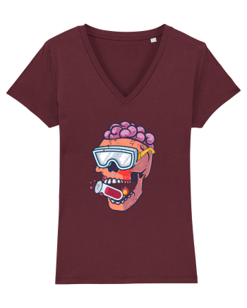 Cercetatorul nebun. Mad Scientist Halloween Burgundy