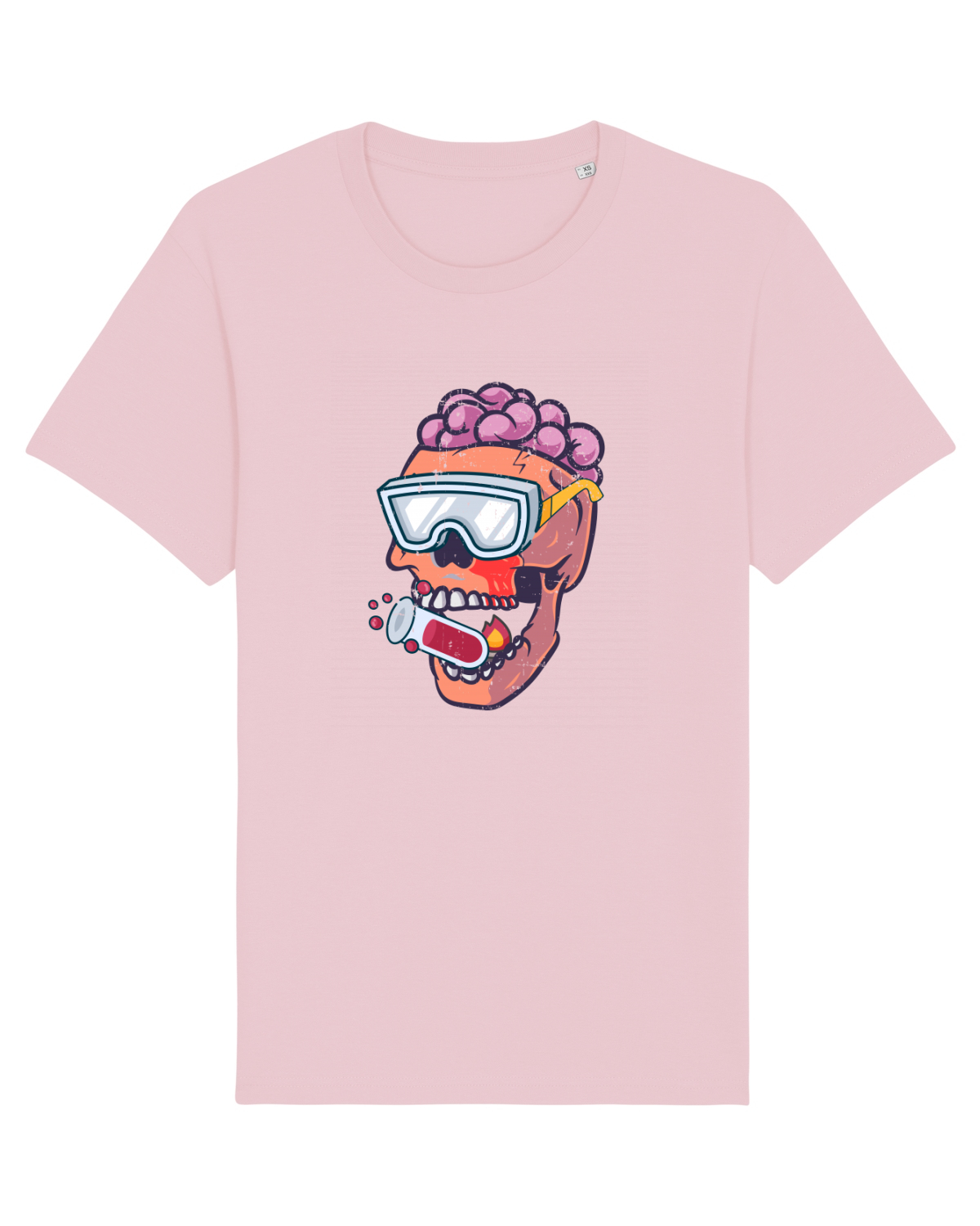 Tricou mânecă scurtă Unisex Rocker Cotton Pink