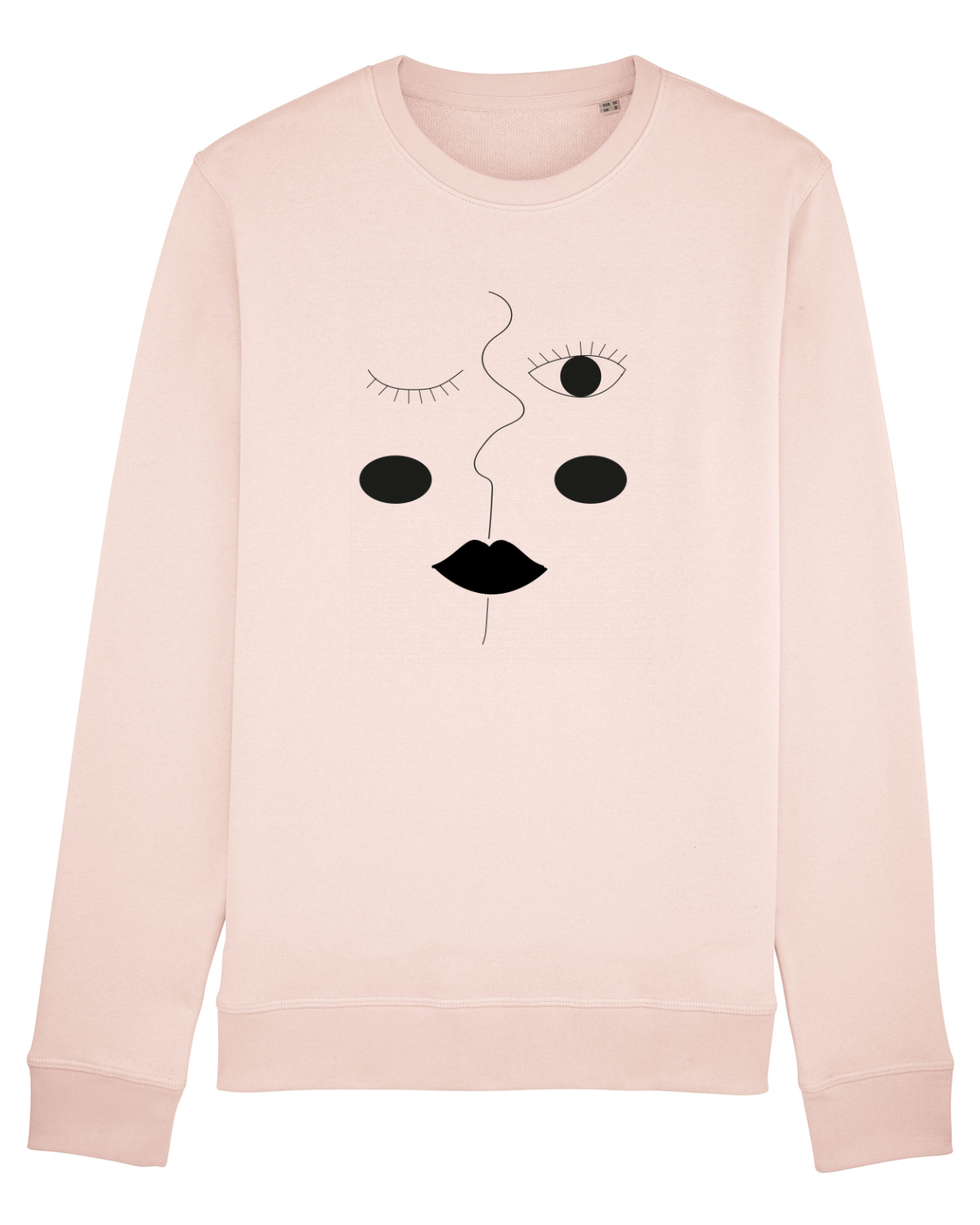 Bluză mânecă lungă Unisex Rise Candy Pink
