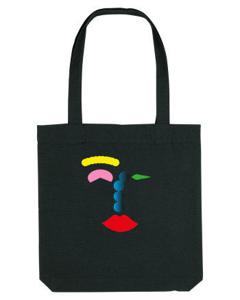 Funky Face Design Black