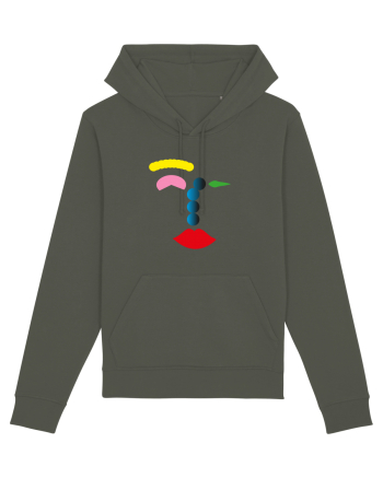 Funky Face Design Khaki