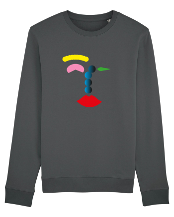 Funky Face Design Anthracite