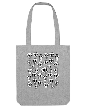 Funny Halloween Skulls Heather Grey