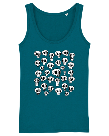 Funny Halloween Skulls Ocean Depth