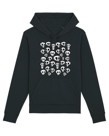 Funny Halloween Skulls Black