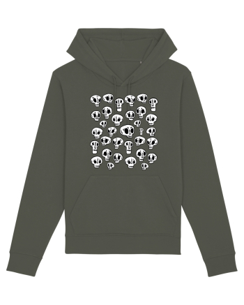 Funny Halloween Skulls Khaki